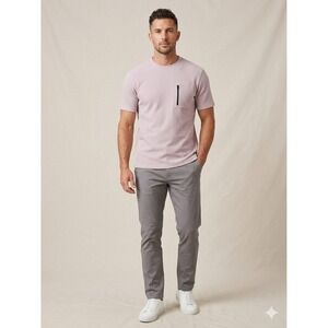 Old Navy Men Lavender Thermal Shirt
